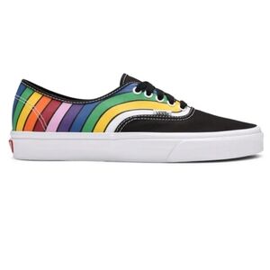 Vans Rainbow Refract Black/White/Rainbow Low‑Top Sneakers W 10.5 / M 9